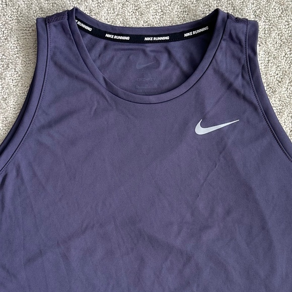 Nike Dri-Fit Women's Running Tank Top Purple/Plum XL NWT Activewear Athleisure - Picture 2 of 14